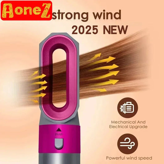 Estilizador de Cabello 5 en 1 – Secador, Alisador y Rizador Profesional