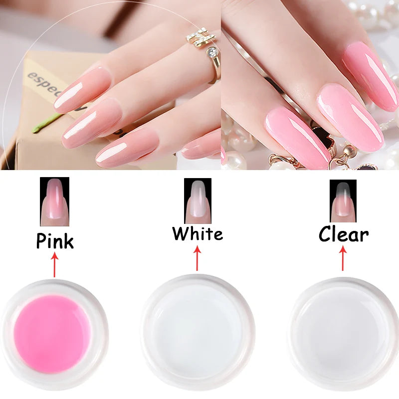 Set Profesional de Esmalte en Gel con Lámpara UV/LED – 12 Colores Semipermanentes + Kit de Herramientas para Manicure y Nail Art DIY