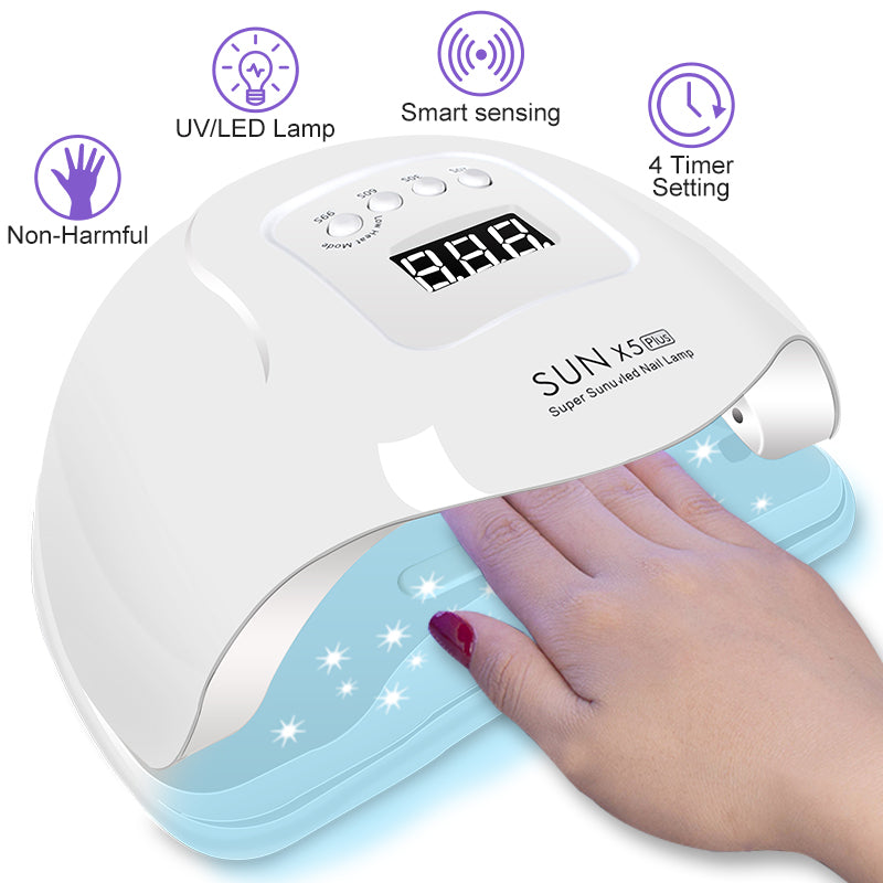 Set Profesional de Esmalte en Gel con Lámpara UV/LED – 12 Colores Semipermanentes + Kit de Herramientas para Manicure y Nail Art DIY