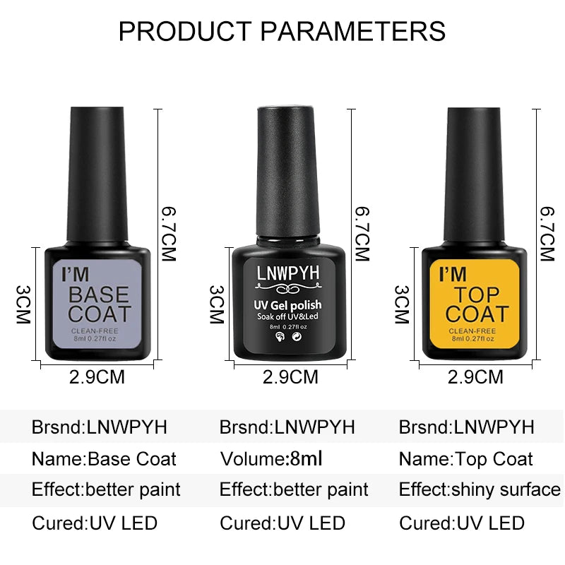 Set Profesional de Esmalte en Gel con Lámpara UV/LED – 12 Colores Semipermanentes + Kit de Herramientas para Manicure y Nail Art DIY