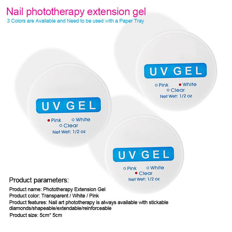 Set Profesional de Esmalte en Gel con Lámpara UV/LED – 12 Colores Semipermanentes + Kit de Herramientas para Manicure y Nail Art DIY